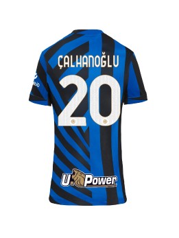 Billige Inter Milan Hakan Calhanoglu #20 Hjemmedrakt Dame 2024-25 Kortermet